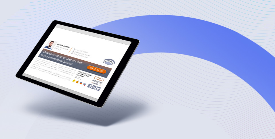Exclaimer Banner